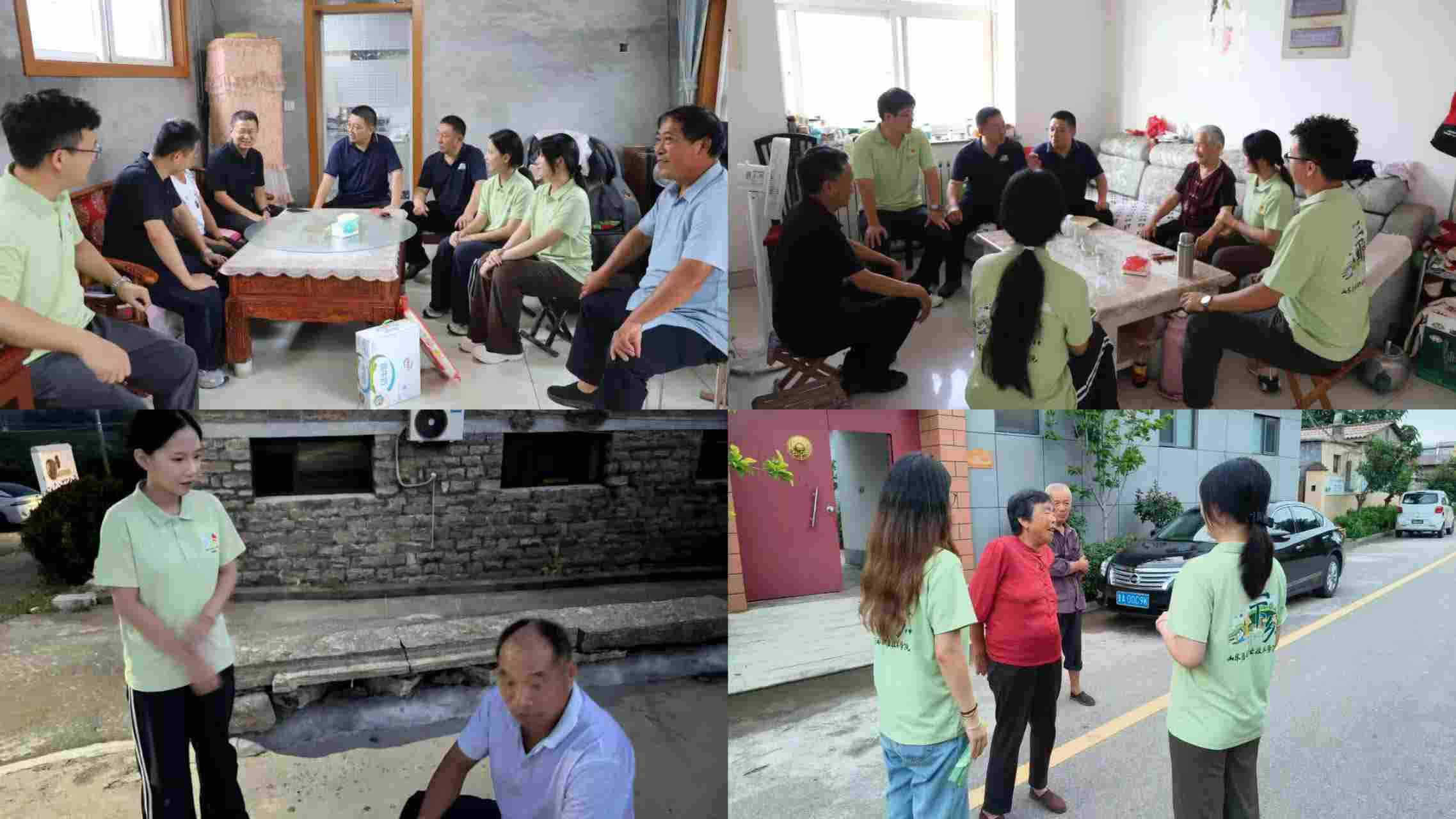 走访慰问老党员孤寡老人和村民